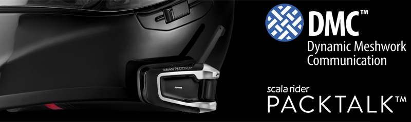 Intercomunicadores de moto Cardo Packtalk con tecnología DMC
