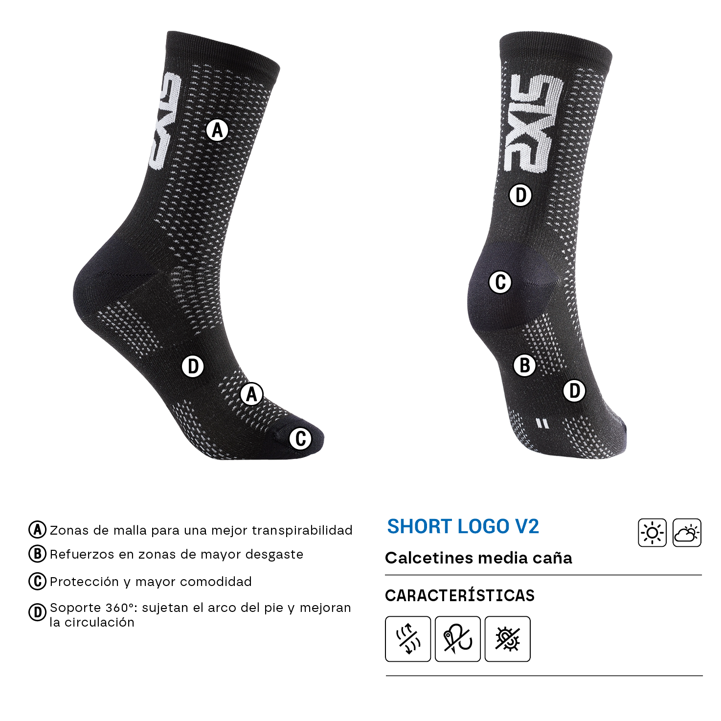 SIXS Short Logo V2 detalles
