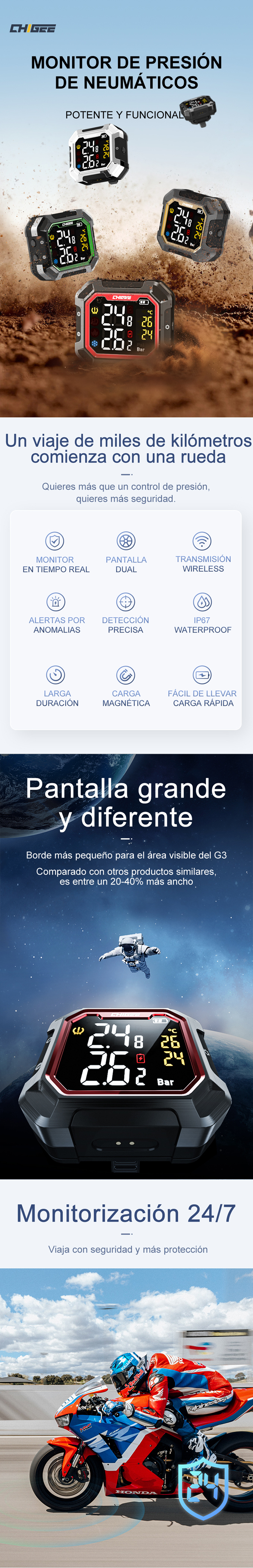 Chigee G3 especificaciones