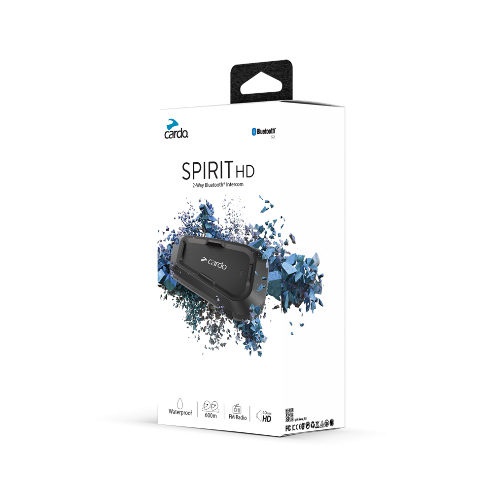 Intercomunicador Bluetooth INTERFONO Cardo Spirit HD DUO tecnologia moto a  moto.