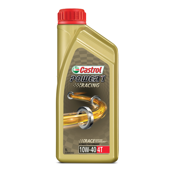 Lubricante de moto Castrol Power 1 Racing 4T 10W-40, Distribuidor Oficial  CASTROL