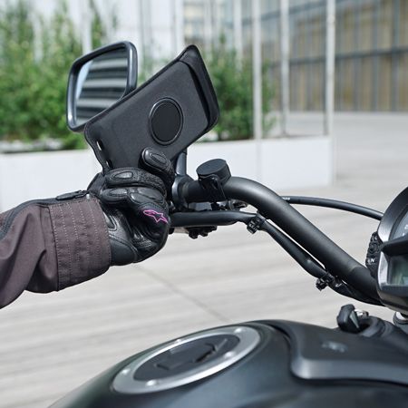 SHAPEHEART, Soporte movil moto magnético para espejo de moto y